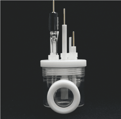 Photoelectrochemical cell with window