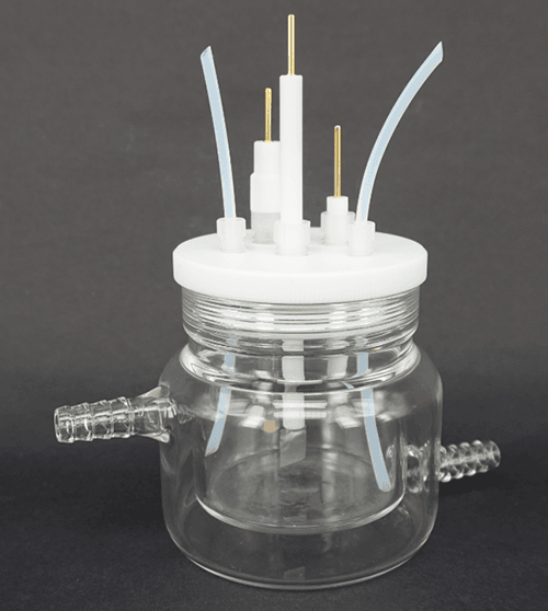 Sealed Jacketed glass cell