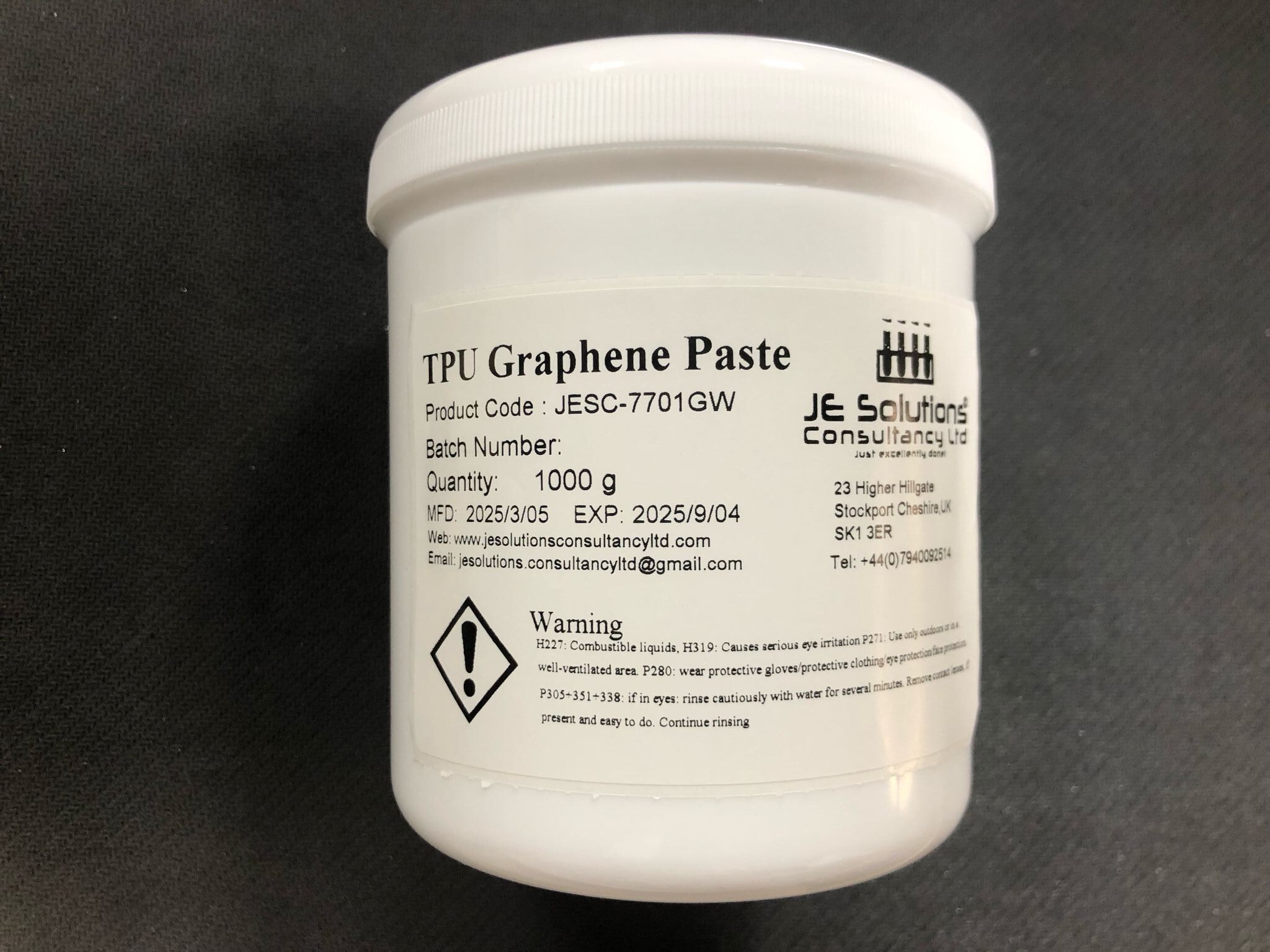TPU Graphene Conductive Paste JESC-7701GW