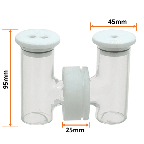 H Cell (Separator with Membrane Holder)