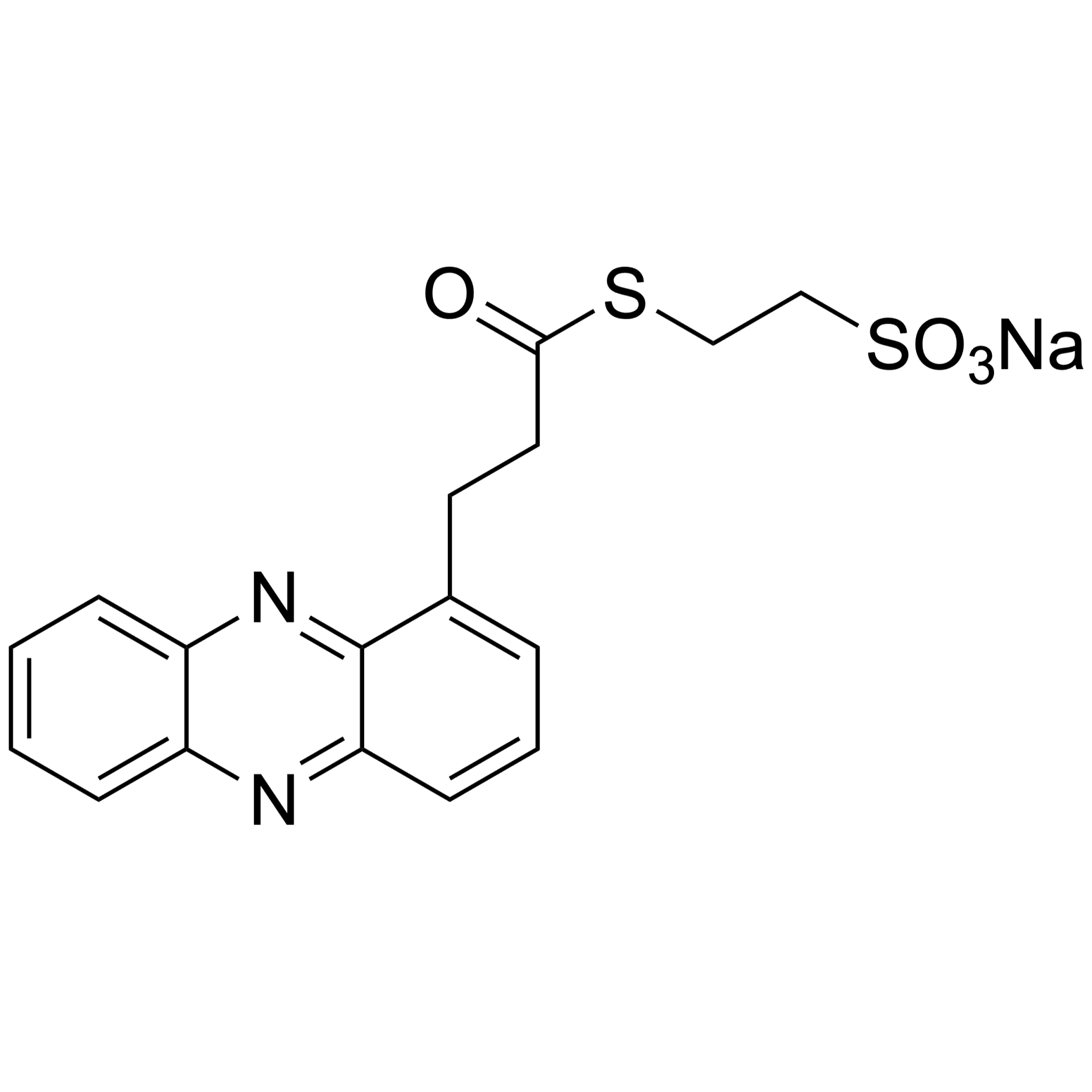 3-Phenazine thiopropionate ethanesulfonic acid sodium salt