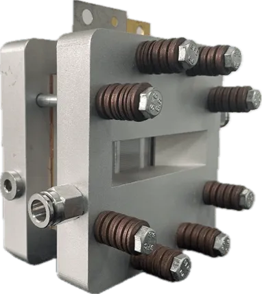 PEM electrolytic water testing fixture
