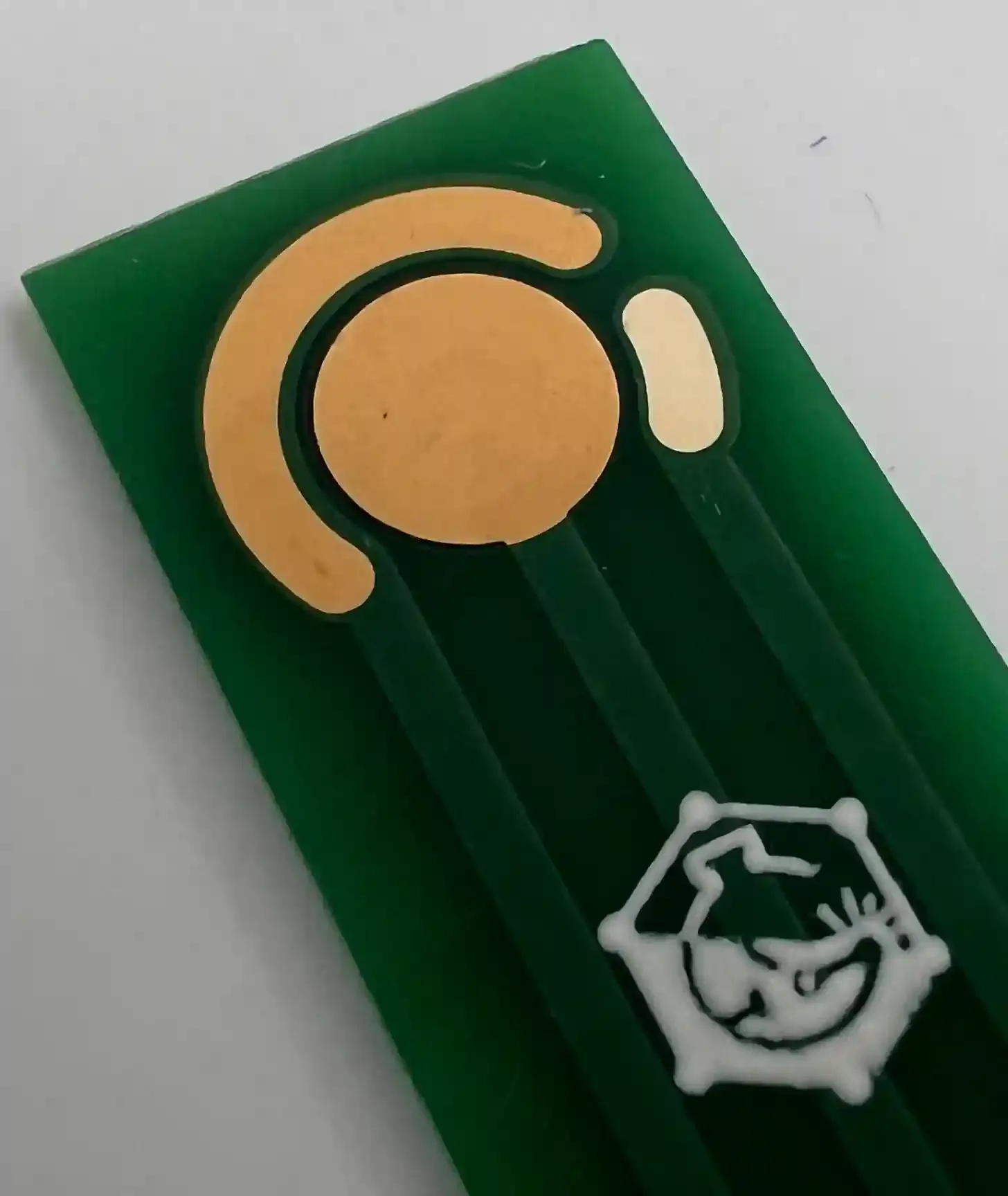 Au/Au/Ag PCB Electrode