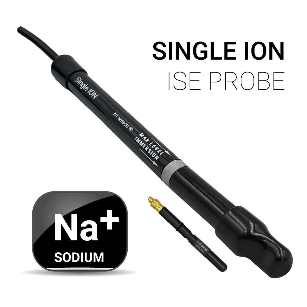 Universal ISE Sodium (Na⁺) — Half-cell, OD 12 mm, BNC