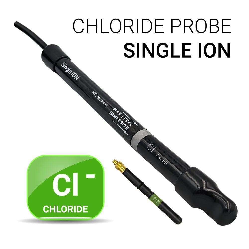 Universal ISE Chloride (Cl⁻) — Half-cell, OD 12 mm, BNC