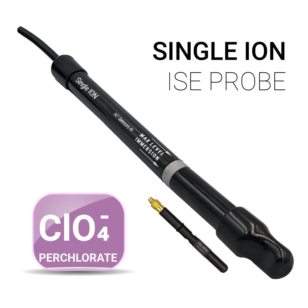 Universal ISE Perchlorate (ClO₄⁻) — Half-cell, OD 12 mm, BNC