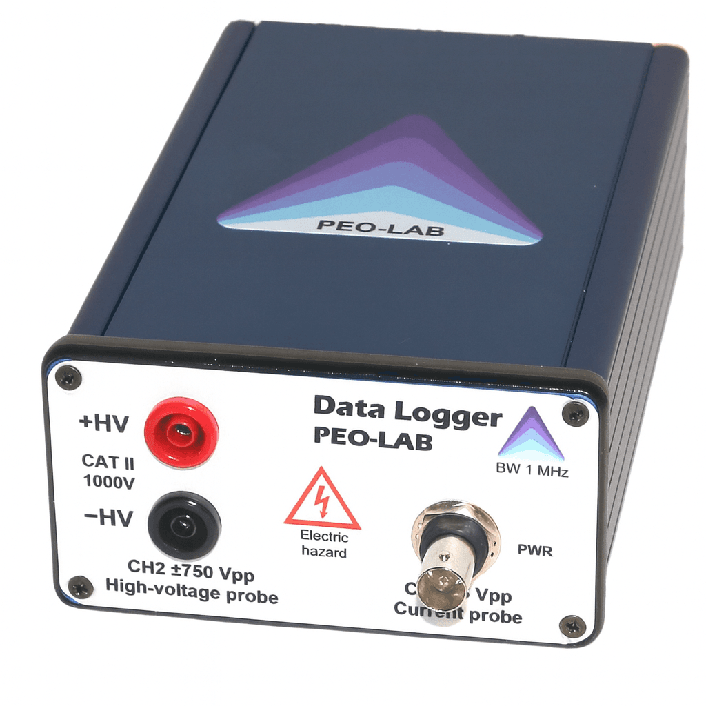 PEO-LAB Data logger for plasma electrolytic oxidation