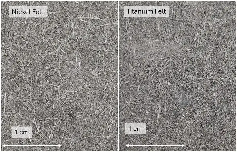 Metal Felt Electrodes