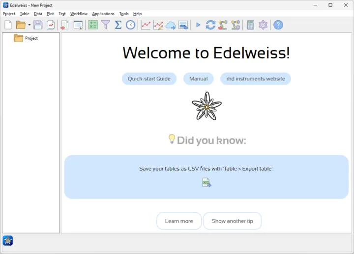 Edelweiss: Flexible data evaluation and plotting