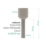 Plug for High-Pressure Cells - 6/30/47 mm
