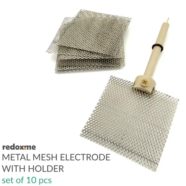 Metal Mesh Electrode with Holder - set of 10 pcs