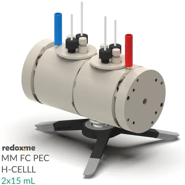 FC PEC H-Cell 2x15 mL - Front Contact Photo-Electrochemical H-Cell
