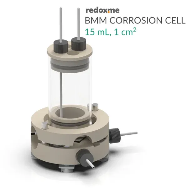 BMM/BM CC 15 mL, 1cm² - Bottom Mount Corrosion Cell