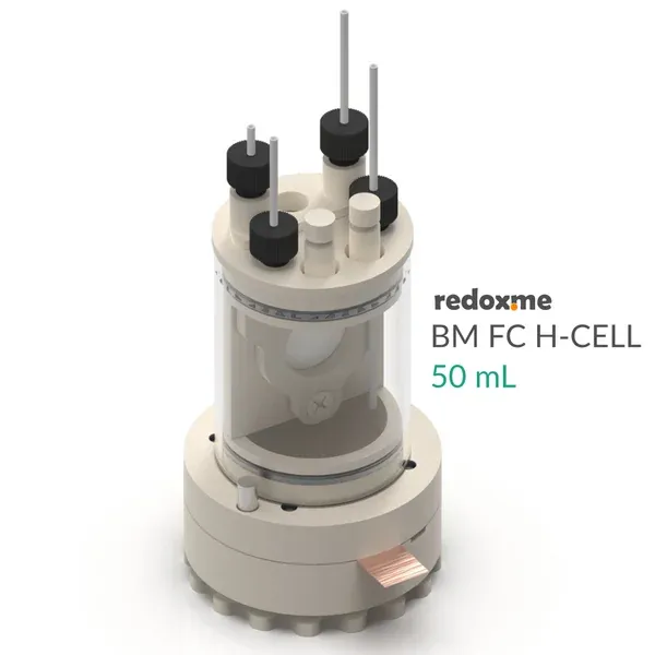BM FC H-CELL 50 mL - Bottom Mount Front Contact Electrochemical H-Cell 50 mL