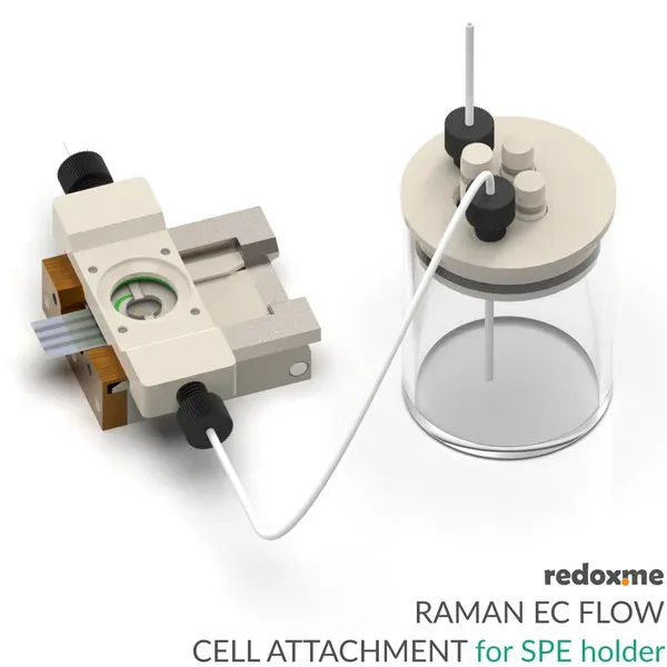Raman EC Flow Cell Attachment for SPE holder